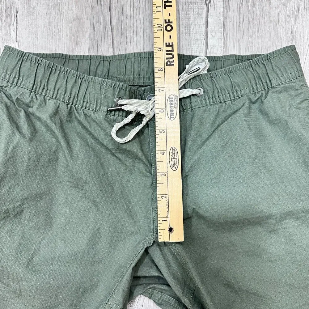 Vuori Womens Medium Ripstop Pants Green Organic Cotton Stretch - Picture 5 of 10